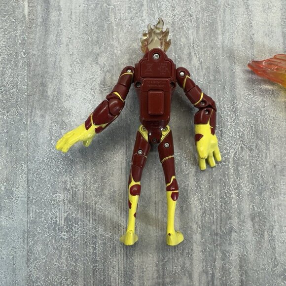 BANDAI Ben 10 Heatblast Action Figure Light Up Body Cartoon Network RARE - Picture 3 of 4